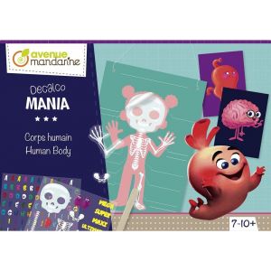 KALANKA-MY MANDARINE KC096C - Boite créative DÉCALCO MANIA CORPS HUMAIN - À partir de 7 ans - Neuf