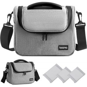 Professional Waterproof Camera Bag for DSLR/Digital Camera-Backpack & Shoulder Strap Compatible with Sony Alpha 7 III,Nikon,Protective Case with Accessory Holder,grey,Simplicity - Neuf