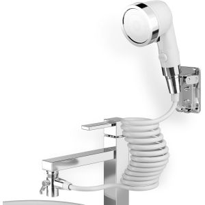 Douchette &agrave; main pour lavabo, douchette de lavabo avec tuyau, pommeau de douche &agrave; main avec support, douchette de lavabo pour laver les cheveux, robinet, salle de bain pour handicap&eacute;s, personnes &acirc;g&eacute;es - Neuf