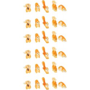 Mevronisshop-Lot De 30 Figurines D'&eacute;cureuil Miniatures D'&eacute;cureuils Miniatures En Forme D'&eacute;cureuil De F&eacute;es Mini D&eacute;corations De Jardinage En R&eacute;sine Ingr&eacute;dients - Neuf