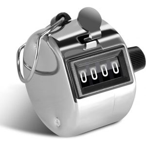 Compteur Manuel 4 Chiffres Compteur De Passage Pour Compteur De Personnes,Sport De Golf,École Des Formateurs.[B1320] - Neuf