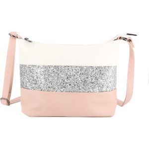 RFCBC-- Sac Bandoulière Femme Paillettes Elégant - Sacoche Porté Epaule Tendance Multicolore Souple - Besace Sac Soirée Mariage Strass Brillant Léger - Chic Mode - Neuf