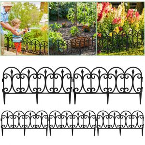 20x Bordure De Pelouse Cl&ocirc;ture De Parterre Palissade De Jardin Bordure De Parterre Cl&ocirc;ture En Plastique - Neuf