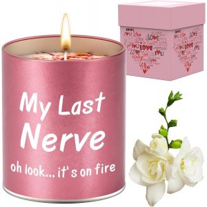Cadeaux De Noël Amusants Pour Femme Et Elle, Bougies Parfumées De 255,1 G, Cadeaux De Père Noël Secret Pour Femme, Elle, Meilleure Amie, Cadeau Amusant Pour S?ur, Collègue, Meilleure Amie Pour Noël - Neuf