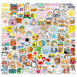 Mevronisshop-200 Pi&egrave;ces Aesthetic Stickers, Cute Graffiti Autocollant Pour Scrapbook Portable Ordinateur Skateboard Velo Casque Guitare Bouteille D'eau (Aesthetic) - Neuf
