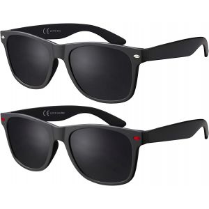 Lunettes De Soleil Uv400 Cat3 Homme Femme Vintage - Neuf