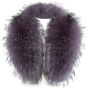 Fausse Fourrure Col Capuche Col Écharpe Châle Étole Cache-Cou Pour Manteau D'hiver70cm - Neuf