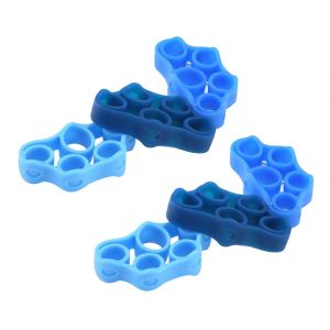 6x Finger Stretcher Bandes De R&eacute;sistance Extenseur La Main Exerciseur Grip Strengthener Strength Trainer - Neuf