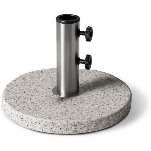 Ulteronixshop-Support De Base De Parasol 9 Kg &iquest; Support De Parasol En Granit Robuste Pour Jardin, Mobilier D'ext&eacute;rieur, Auvent, Tonnelle, Auvent &iquest; R&eacute;sistant Aux Intemp&eacute;ries &iquest; Convient Aux Poteaux De 45 Mm (9 - Neuf
