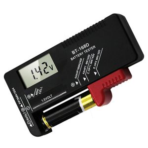 Testeur de Piles num&eacute;rique pour AA, AAA, C, D, PP3, 9V, 1.5V, Piles Bouton Testeur De Piles Universel Fonctionne sans Pile - Neuf
