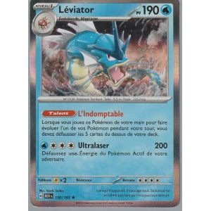 Carte Pokémon - Léviator - 130/165 - Holo-Rare - Ev3,5 - 151 - Neuf