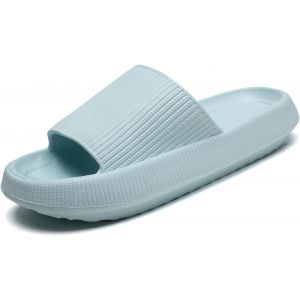 Kalanka-Pantoufles Claquettes Femmes Hommes Summer Chaussons,Massage De Douche Salle De Bain Non Glissée Séchage Rapide Orteil Ouvert Super Doux Confortable Pantoufles - Neuf