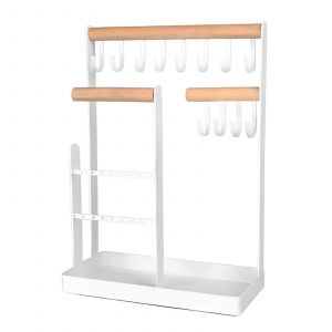 Stand Organisateur De Bijoux, 10 Crochets Colliers Support De Rangement Suspendu, Pour Bracelets Montres Boucles D'oreilles Bagues - Neuf