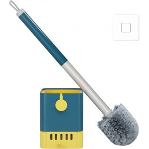 ChenQuanSarl-Wc Avec Support &Agrave; S&eacute;chage Rapide - Montage Mur/Pi&eacute;destal - Wc Bleu - Id&eacute;al Pour De Bain Wc - Neuf