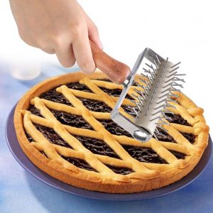 Hjlian Rouleau A Patisserie En Acier Inoxydable Pour Pate A Tarte, Pizza, Pain, Croute, Coupe-Pate - Neuf