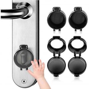 Paquet De 4 Serrures De S&eacute;curit&eacute; Pour Enfants &Agrave; P&ecirc;ne Dormant,Couvercle De P&ecirc;ne Dormant &Agrave; L'&eacute;preuve Des Enfants,Serrure De Porte De S&eacute;curit&eacute; Pour Enfants,Serrure De Porte &Agrave; L'&eacute;preuve Des Enfants Pour S - Neuf