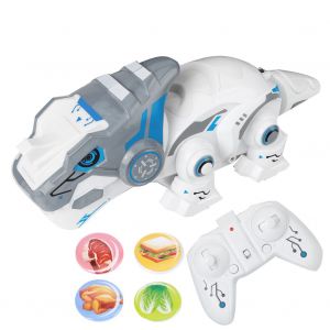 Jouet Dinosaure Telecommande 2,4 Ghz, Jouet Electronique Educatif Pour Enfants, Robot Dinosaure Avec Lumiere - Neuf