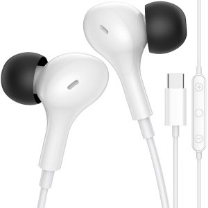 LORANKA-Ecouteurs Filaire USB C avec Microphone pour Honor 400 Lite 5G 400 Smart 5G X9d Pad X9a X8a MagicPad2 Magic8 Pro, Casque USB Type C pour Google Pixel 10 9a 8a pour Xiaomi Mix Flip Redmi Note - Neuf