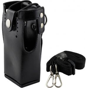 PU Cuir Talkie-walkie Housse de Transport Motorola Housse de Transport Holster bidirectionnelle Holster - Neuf