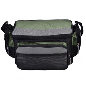 Sac A Bandouliere Multifonction Portable En Tissu Oxford Leo Pour Accessoires De Peche - Neuf