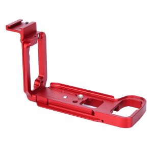 Base extensible L, plaque de degagement rapide avec support de griffe pour appareil photo hybride Sony A7M3 A7R3 A9, rouge - Neuf
