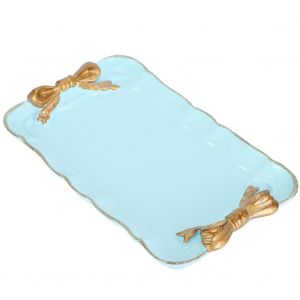 Presentoir A Bijoux Vintage En Resine Bleu Ciel Pour Colliers, Bagues, Boucles D'oreilles, Bracelets, Decoration - Neuf