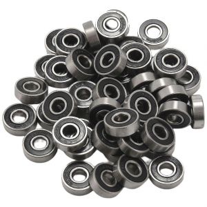 50pcs/Set 608 Roulement À Billes Abec-5 8x22x7 Mm Rainure Profonde Acier Au Carbone Scellé - Neuf
