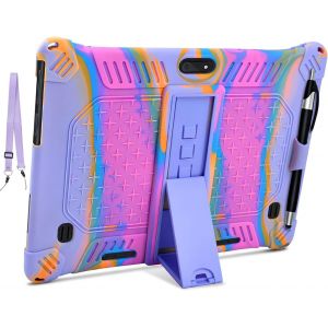 Coque Housse Silicone Pour Tablette 10/10.1 Pouces, Protection Case Cover Étui Pour Tablette Yotopt 10.1 Pouces/Beista 10.1 Pouces/Duoduogo S5e/Sumtab 10 Pouces/Meberry K107/Toscido X104 - Neuf