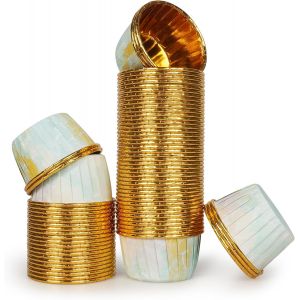 Subzonal-100 Pi&egrave;ces Moule Mini Muffin Papier Cupcake Caissette Muffins Papier Pour Mini Cake Cupcake Patisserie, Vert - Neuf