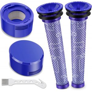 2 Pcs Filtres pour Dyson V8, Filtres pour Dyson V8 Animal Aspirateur, Filtre Dyson V8 Absolute, Filtre pour Aspirateur Dyson V7, Filtre HEPA Compatible avec Dyson V7 V8 SV10 SV17 - Neuf