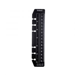 Règle D'index De Mesure,Séparateur De Feuilles Mobiles Pour Carnet De Notes,Règle De Signet,Règle De Dessin A5 A6 A7,Règle Droite De Marque-Page - Type Black-A6 - Neuf