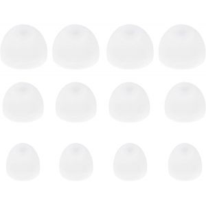 Kal-Lot De 6 Paires De Bouchons D'oreille En Silicone Compatibles Avec Sony Mdr-Ex750bt / Wi-0x / Wi-H700 / Wi-C200 -3 Tailles (S/M/L) -Blanc - Neuf