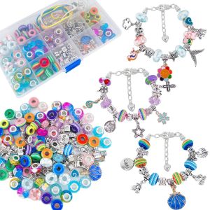 Ensemble De Bijoux Pour Enfants, Bracelet À Breloques Pour Filles, Création De Bijoux Pour Enfants K - Neuf
