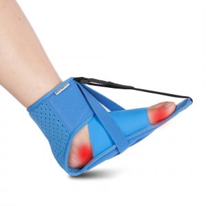 La Fasciite Plantaire Attelle De Nuit Pour Les Hommes Et Les Femmes, R&eacute;glable Support De Pieds Pour D&eacute;poser Le Pied, Tendinite D'achille De Secours, Ajustement Confortable - Neuf