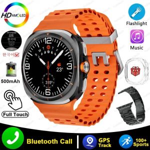 2025 Montre Cor&eacute;enne Ultra 7 Montre Intelligente 500mah Gps Piste Hommes Montre Ip68 Amoled 5.3 Bt Appel Sport Smartwatch Sk7 Pour Android Ios - Neuf