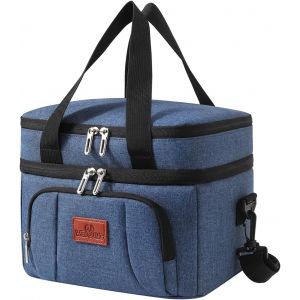 SHILIU-Glacière Souple Isotherme,Lunch Box Isotherme,Sac Isotherme Lunch, Cooler Bag,Sac Réfrigérant, Sac de Repas pour Déjeuner/Tr[ - Neuf