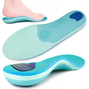 Kalanka-Semelles Orthop&eacute;diques Confort Hommes Femmes Fasciite Plantaire Soulagement Douleur Pied Talon, Support Vo&ucirc;te Pieds Plats Semelles Chaussures De Travail, 240mm - Neuf