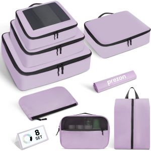 Cubes De Rangement Pour Val , Lot De 8, Organ Urs De Bagages L&eacute;gers, Cubes De Rangement Pour Accessoires De Voyage - Neuf