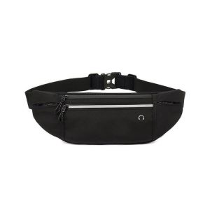 Sac banane unisexe imperm&eacute;able &iquest; Ceinture porte-monnaie fine pour activit&eacute;s de plein air, jogging, randonn&eacute;e, avec s&eacute;curit&eacute; dissimul&eacute;e et design respirant - Neuf