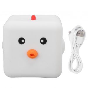 Hjlian Veilleuse Led Coloree En Forme De Cube, Rechargeable Par Usb, Avec Capteur Tactile, Ideale Pour L'allaitement Et Le Sommeil Des Enfants. - Neuf