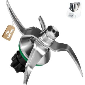NouvelHorizonstore-Couteau pour Thermomix TM5 TM6 Couteaux de Remplacement avec Joint pour Vorwerk Thermomix TM5 Lame de Rechange Acier Inoxydable Accessoire et Pi&egrave;ces de rechange pour Vorwerk Robot - Neuf