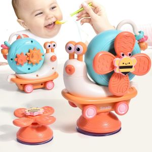 Hochstuhl Saugnapf Spielzeug Baby Spinner ab 6-12 Monate, Baby Spielzeug 6 Monate Motorikspielzeug, Montessori Sensorik Geschenk f&uuml;r Jungen & M&auml;dchen 7 8 9 10 11 12 Monate Babyspielzeug ab 1 Jahr - Neuf