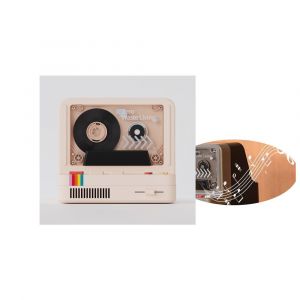 Enceinte Bluetooth X20 Classic Tape parfum&eacute;e, style r&eacute;tro nostalgique, veilleuse multifonctionnelle, petite enceinte audio rose - Neuf