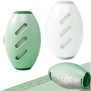 MEVRONISSHOP-2 Pi&egrave;ce Rouleau &agrave; Peluches r&eacute;utilisable Lavable, Brosse Vetement Anti Poils, Mini Rouleau Anti-Peluches Portable, Rouleau &agrave; Peluches Voyage, pour v&ecirc;tements, Tapis, Meubles, canap&eacute;, Voitu - Neuf