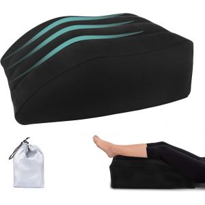 Kalanka-Coussin Jambes, Oreiller Elevation Jambes, Améliore La Circulation Et Réduit L'enflure, Confortable Et Portable Coussins Relève-Jambes, Oreiller Surélevé Jambes Gonflable (Noir) (Noir) - Neuf