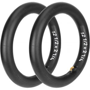 12 1/2 X 2 1/4 57-203 Chambre &Agrave; Air 12 Pouces, Valve &Agrave; 45&deg;, Double &Eacute;paisseur, Pour Poussettes/V&eacute;los Enfants/Draisiennes/Trottinettes/Voitures &Agrave; P&eacute;dales/Tricycles, Durable, R&eacute;sistant &Agrave; L'usure - Neuf