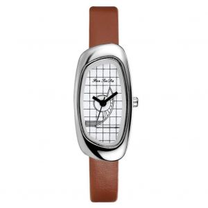 Montre Bracelet De Style Minimaliste &Agrave; Quartz De Style Minimaliste &Agrave; La Mode (Marron) - Neuf