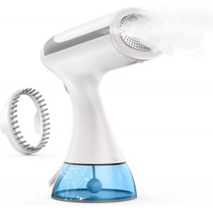MEVRONISSHOP-D&eacute;froisseur Vapeur, 1500W D&eacute;froisseur Vapeur Portable, Defroisseur Vapeur Vertical avec R&eacute;servoir d'eau de 300ml, R&eacute;chauffage Rapide en 20s, Fer &agrave; vapeur de voyage pour enlever les plis - Neuf