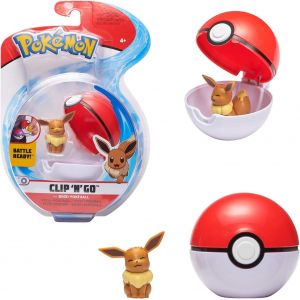 Pokémon - Figurine Poké Ball Et Clip 'n' Go - 1 Poké Ball + 1 5 C - Neuf