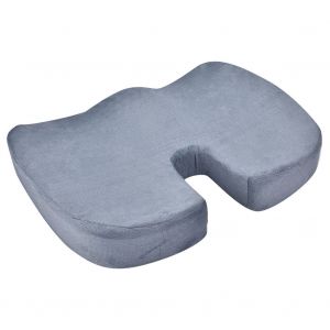 Coussin De Siege Professionnel En Mousse A Memoire De Forme En U, Doux Et Frais, Pour Le Soutien Des Hanches (Gris) - Neuf